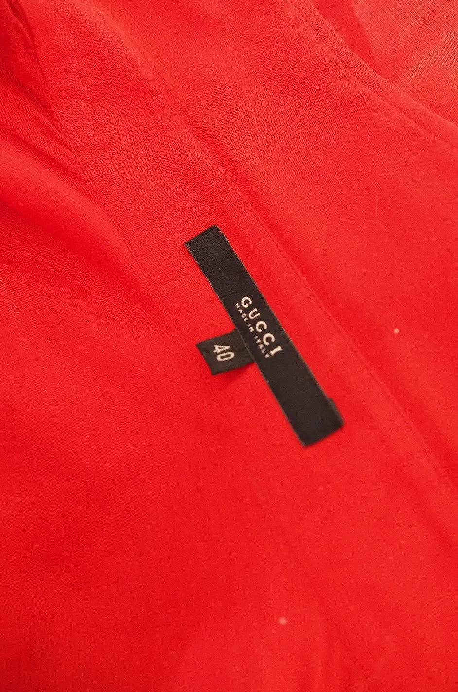 1990s Red Amazing Kimono Sleeved Gucci Top
