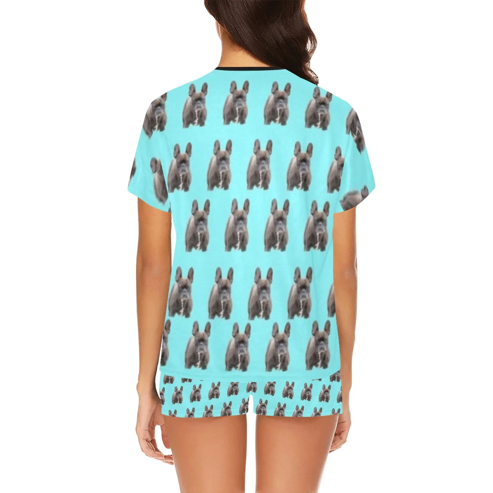 2 Piece French Bulldog PJ Set - Brindle