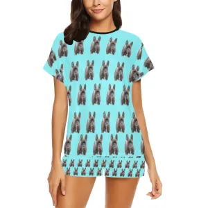 2 Piece French Bulldog PJ Set - Brindle