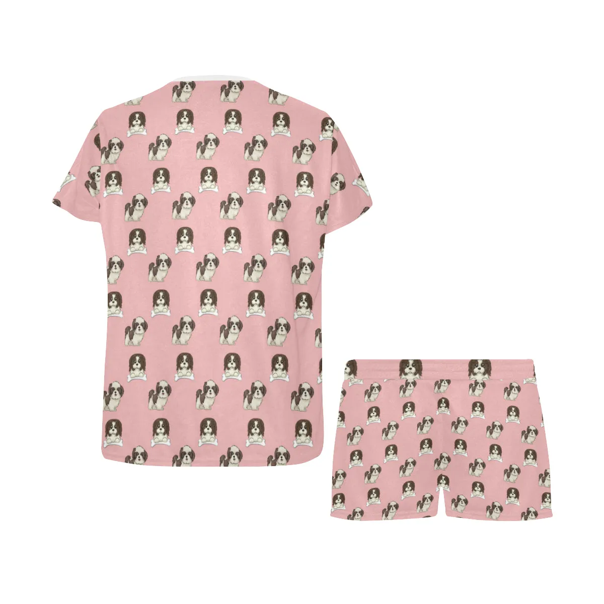 2 Piece Shih Tzu Pj Set - Cartoon