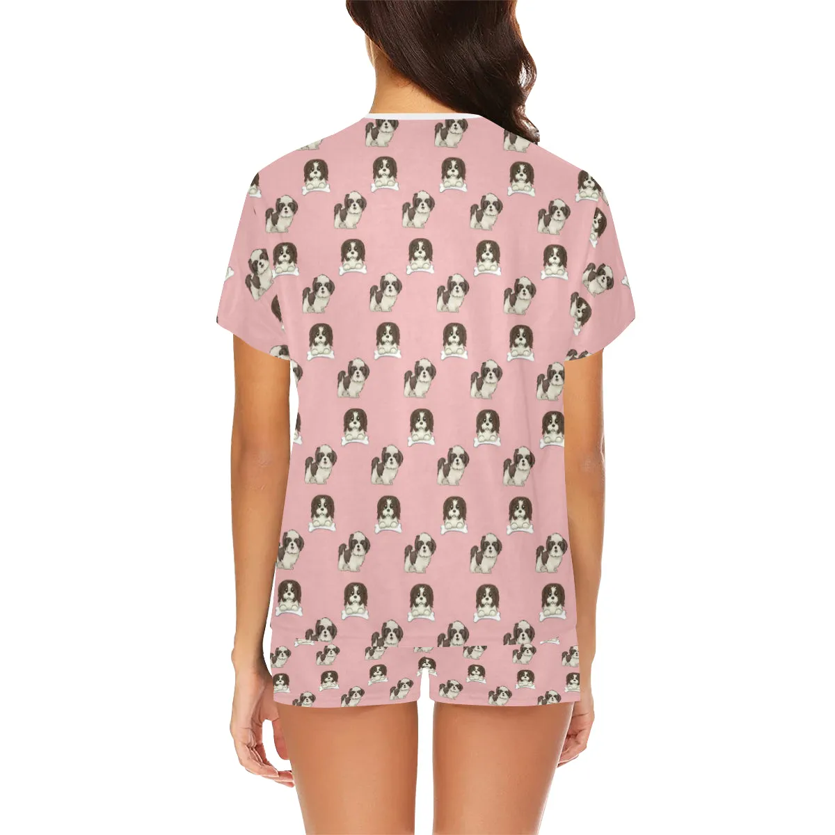 2 Piece Shih Tzu Pj Set - Cartoon