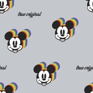 $45 Whole 8 Yard Flannel Bolt - Mickey Mouse Rainbow Flannel - Springs Creative