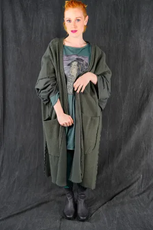 5295 Sherpa Kimono Black Olive Drab-U