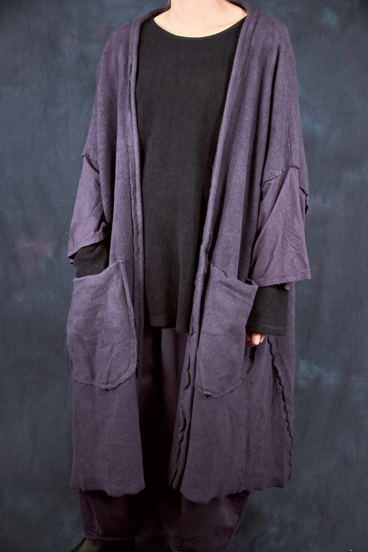 5295 Sherpa Kimono Dulse-U