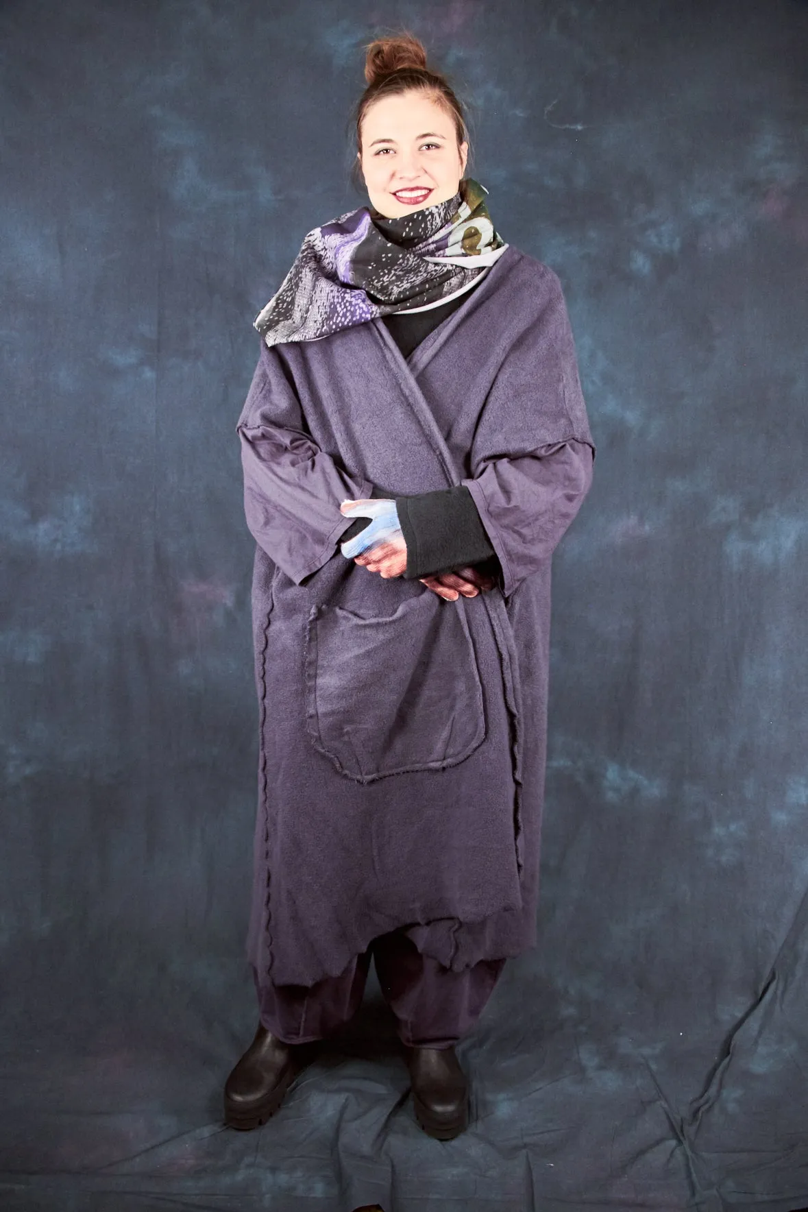 5295 Sherpa Kimono Dulse-U