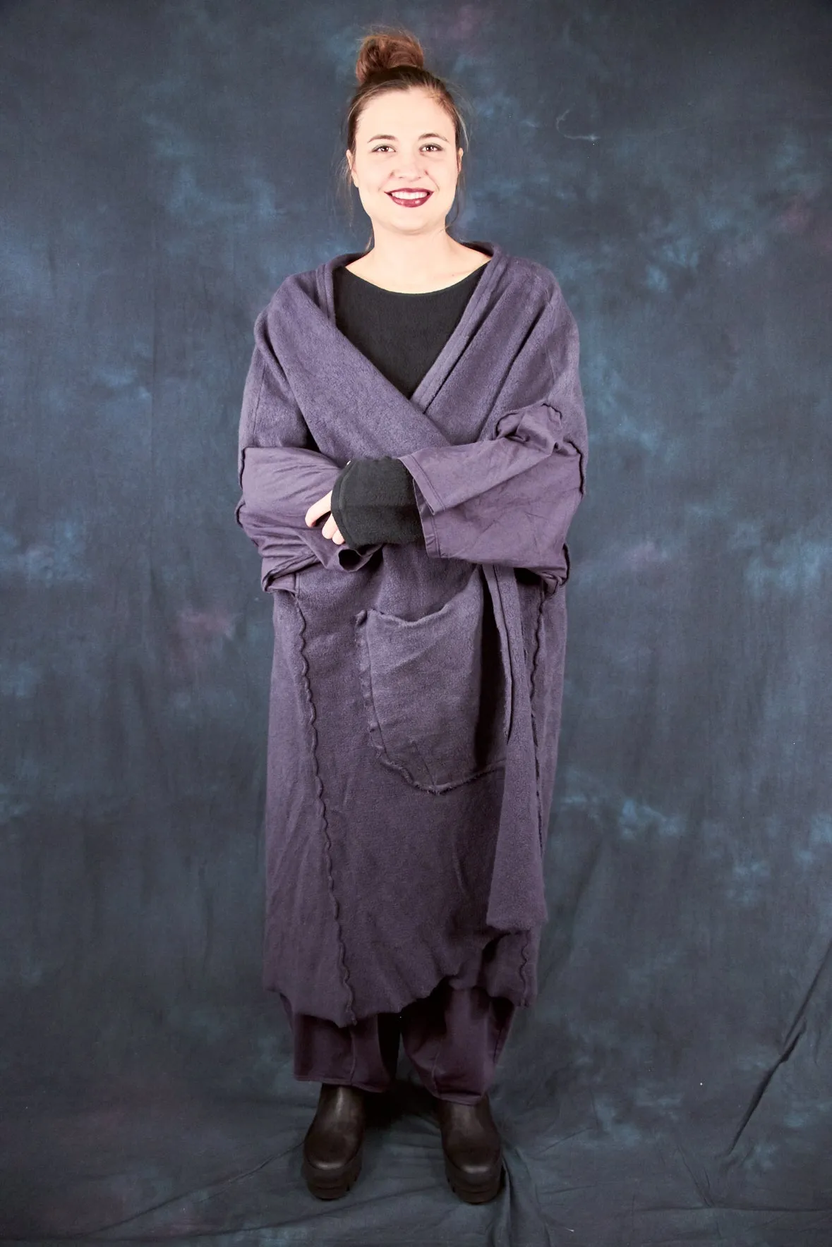 5295 Sherpa Kimono Dulse-U