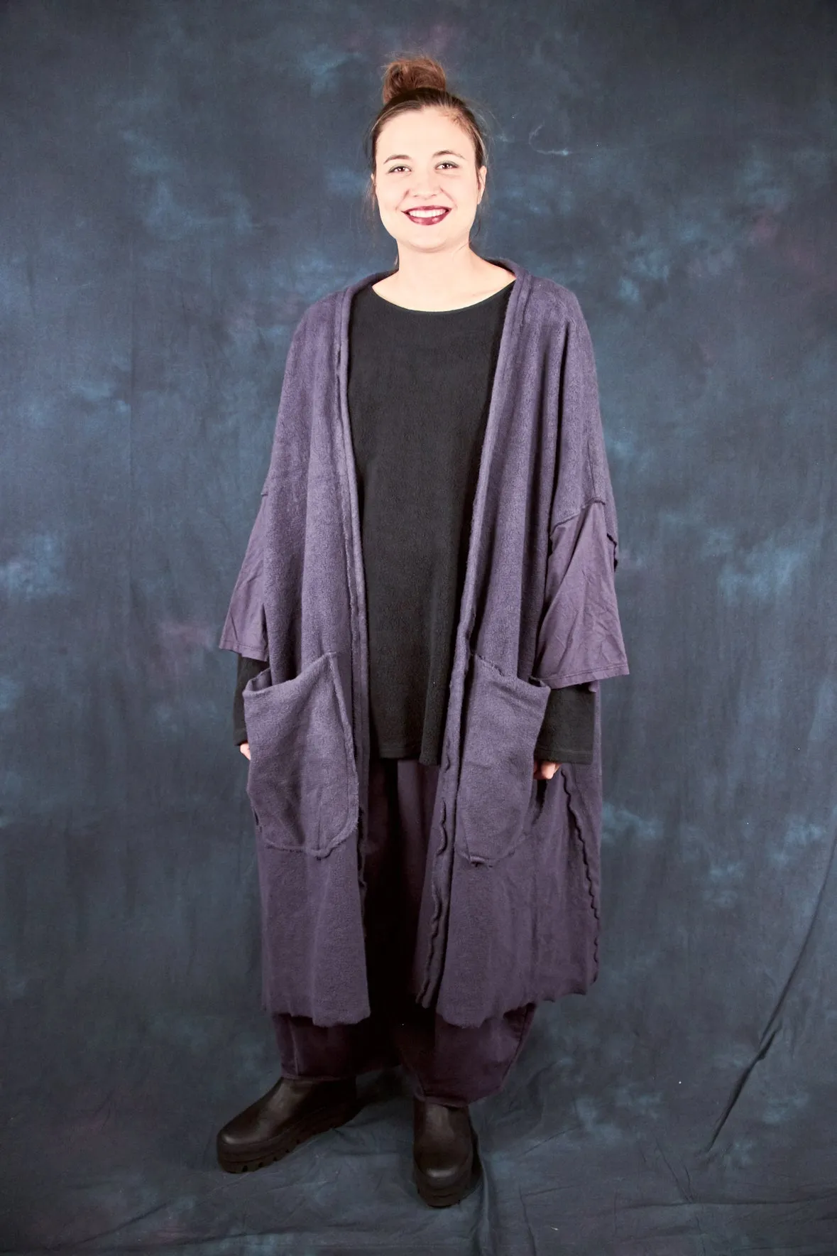 5295 Sherpa Kimono Dulse-U