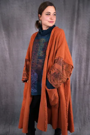 5295 Sherpa Kimono Ember-P
