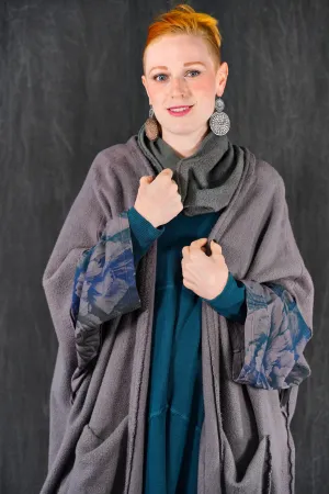 5295 Sherpa Kimono Metal-P