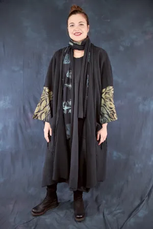 5295 Sherpa Kimono Noir-P
