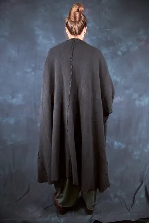 5295 Sherpa Kimono Noir-U