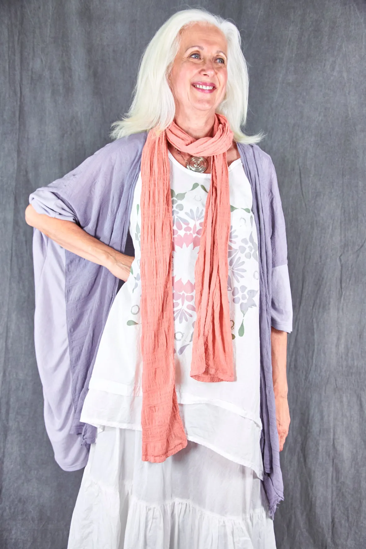 5309 Cabana Breeze Kimono Cardi Amethyst