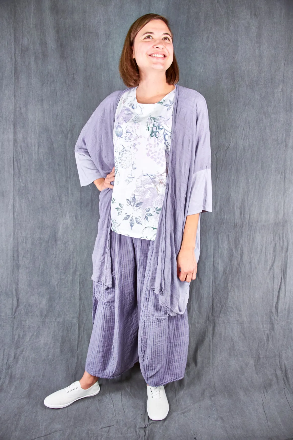 5309 Cabana Breeze Kimono Cardi Amethyst