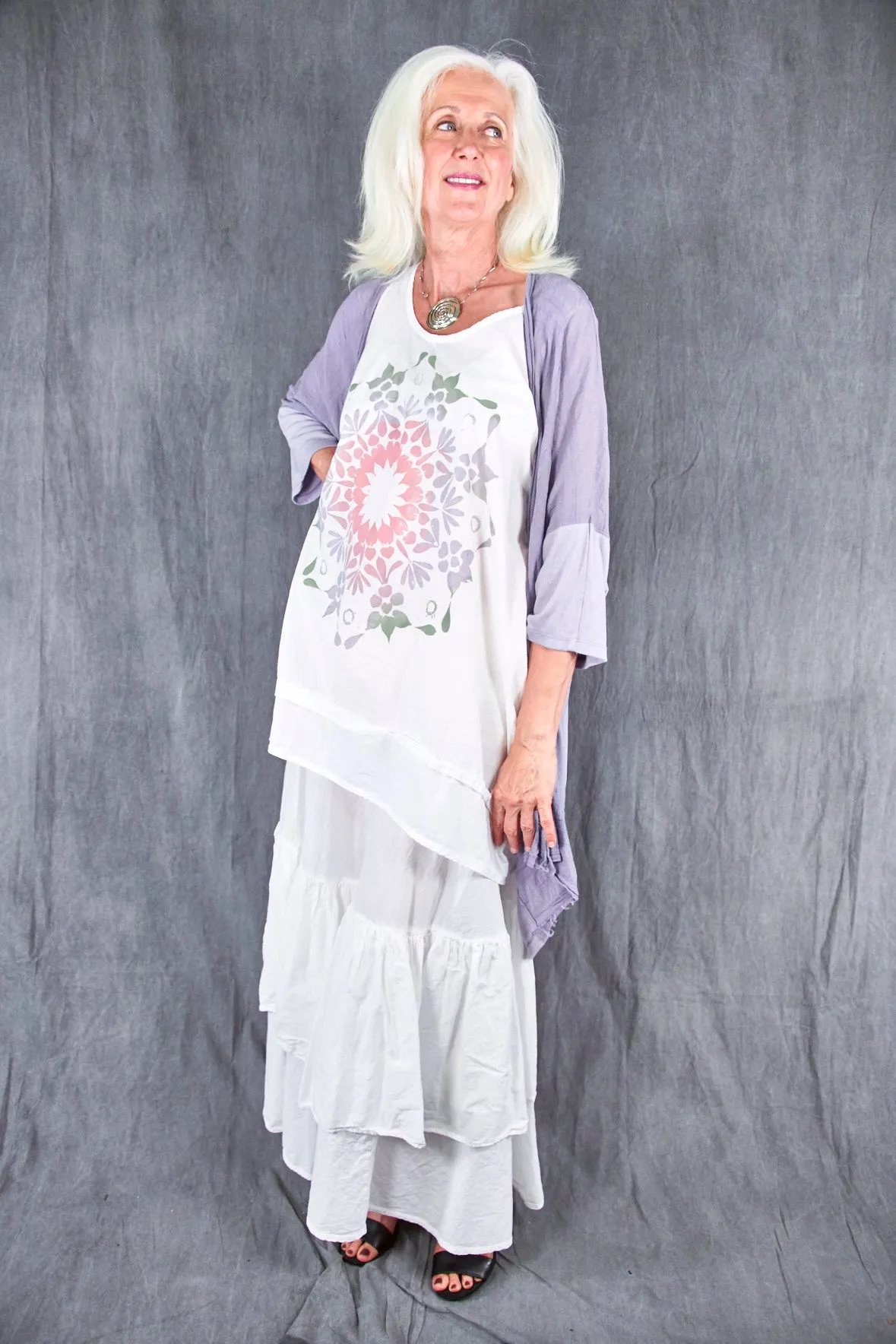 5309 Cabana Breeze Kimono Cardi Amethyst