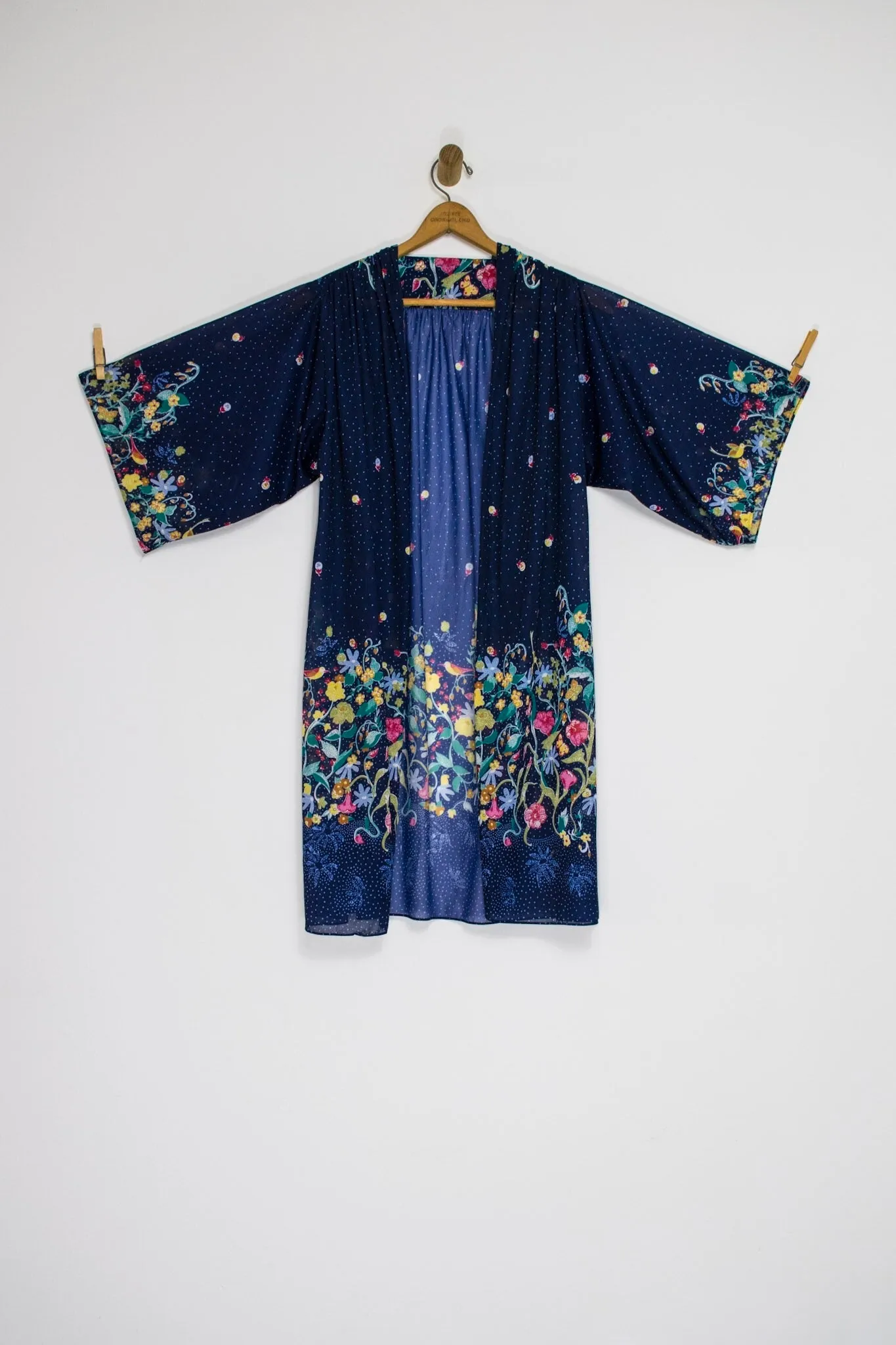 70’s FLORAL DUSTER