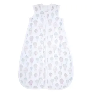 ADEN   ANAIS Organic Cotton Light Sleeping Bag 1.0 Tog - Above the Clouds