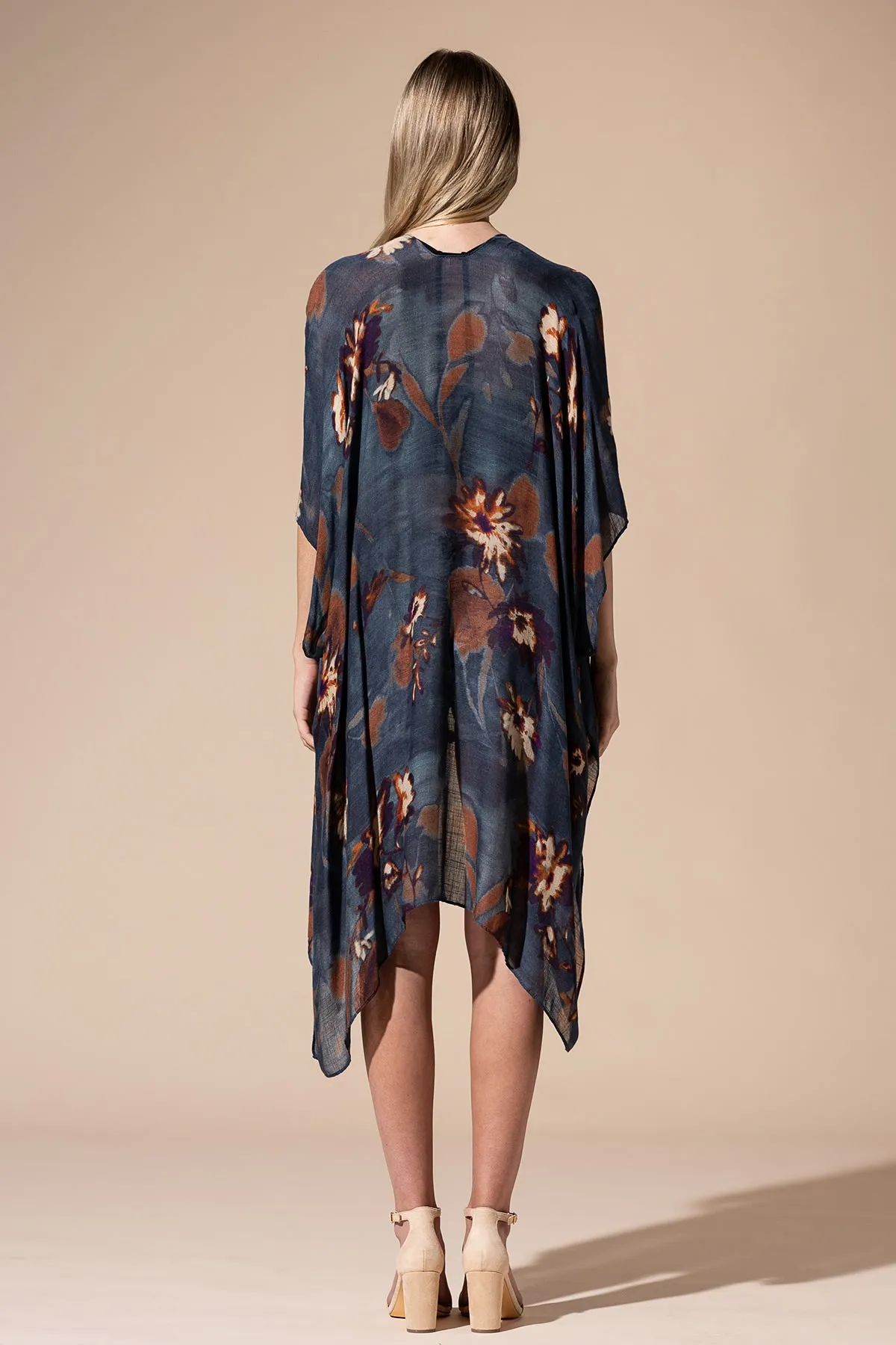 Airy Floral Kimono