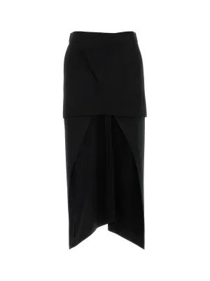 Alexander Mcqueen Black Skirts