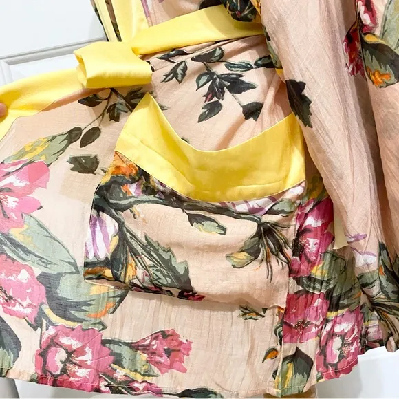 Aratta Silent Journey Floral Kimono Robe