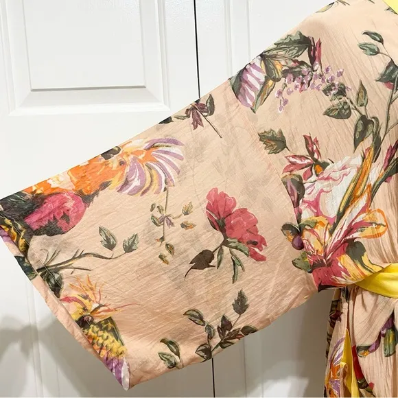 Aratta Silent Journey Floral Kimono Robe