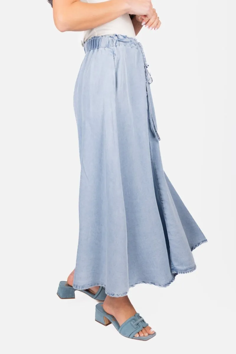 ARIYA SKIRT (CHAMBRAY)