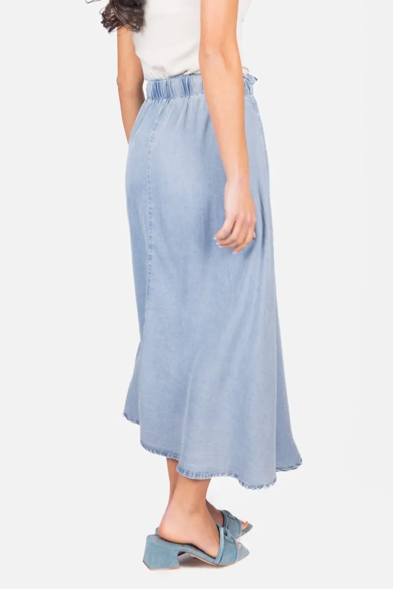 ARIYA SKIRT (CHAMBRAY)