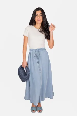 ARIYA SKIRT (CHAMBRAY)