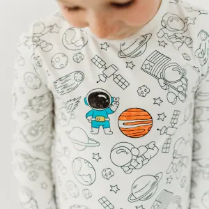 Astronaut Adventures Coloring Pajamas