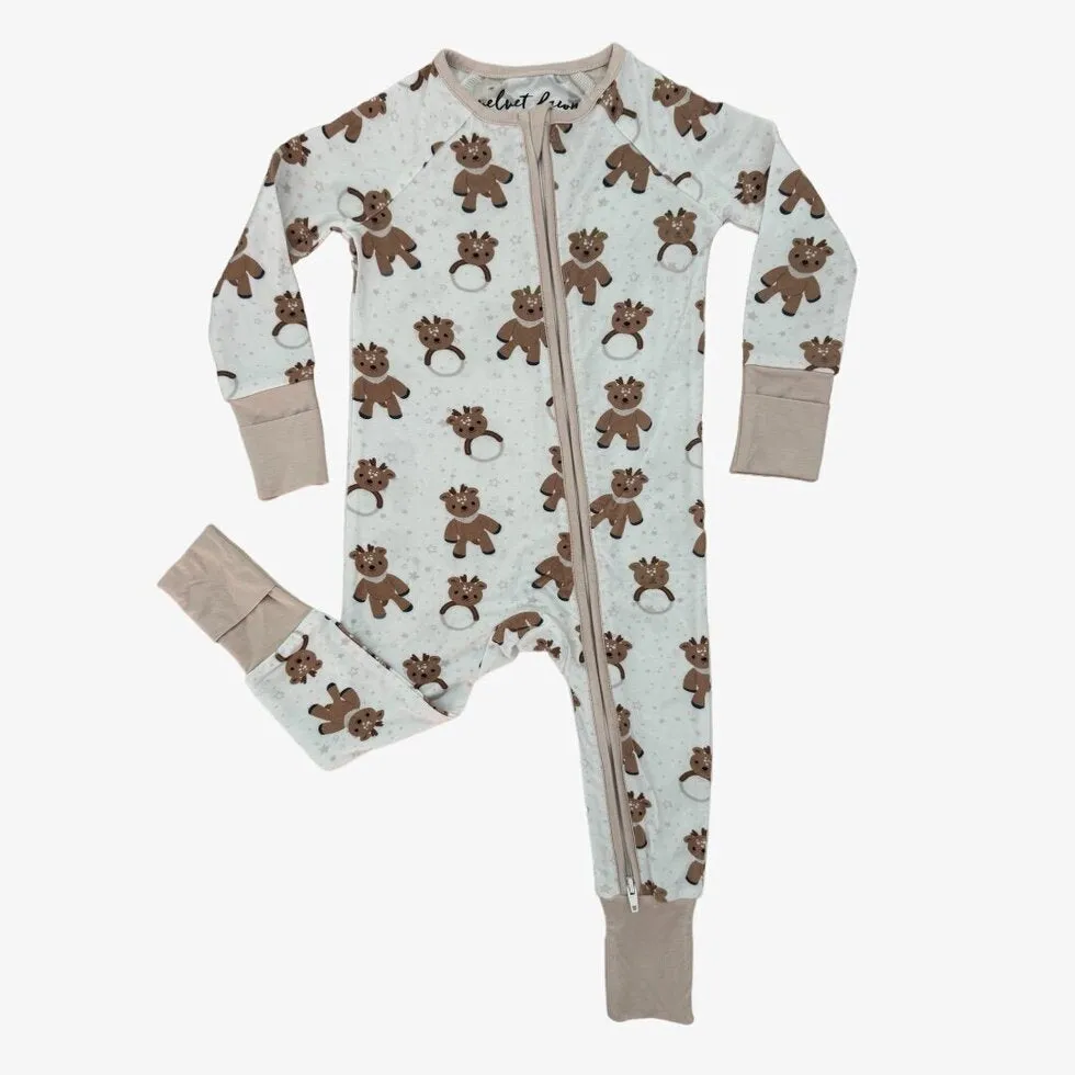 Bamboo Zipper Pajama