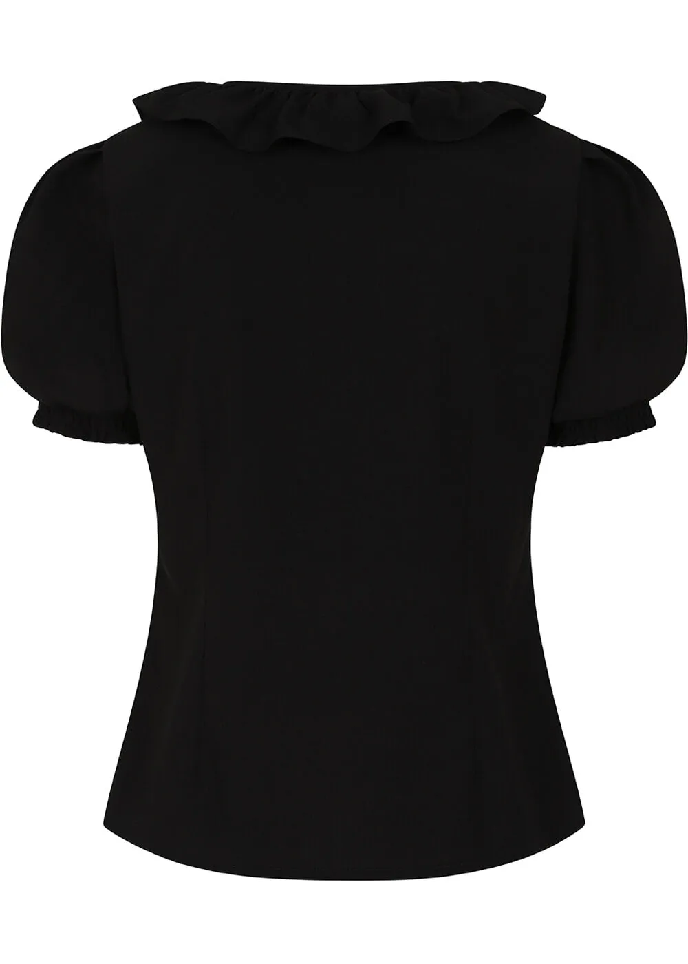 Banned Summer Sweetheart 40's Blouse Black