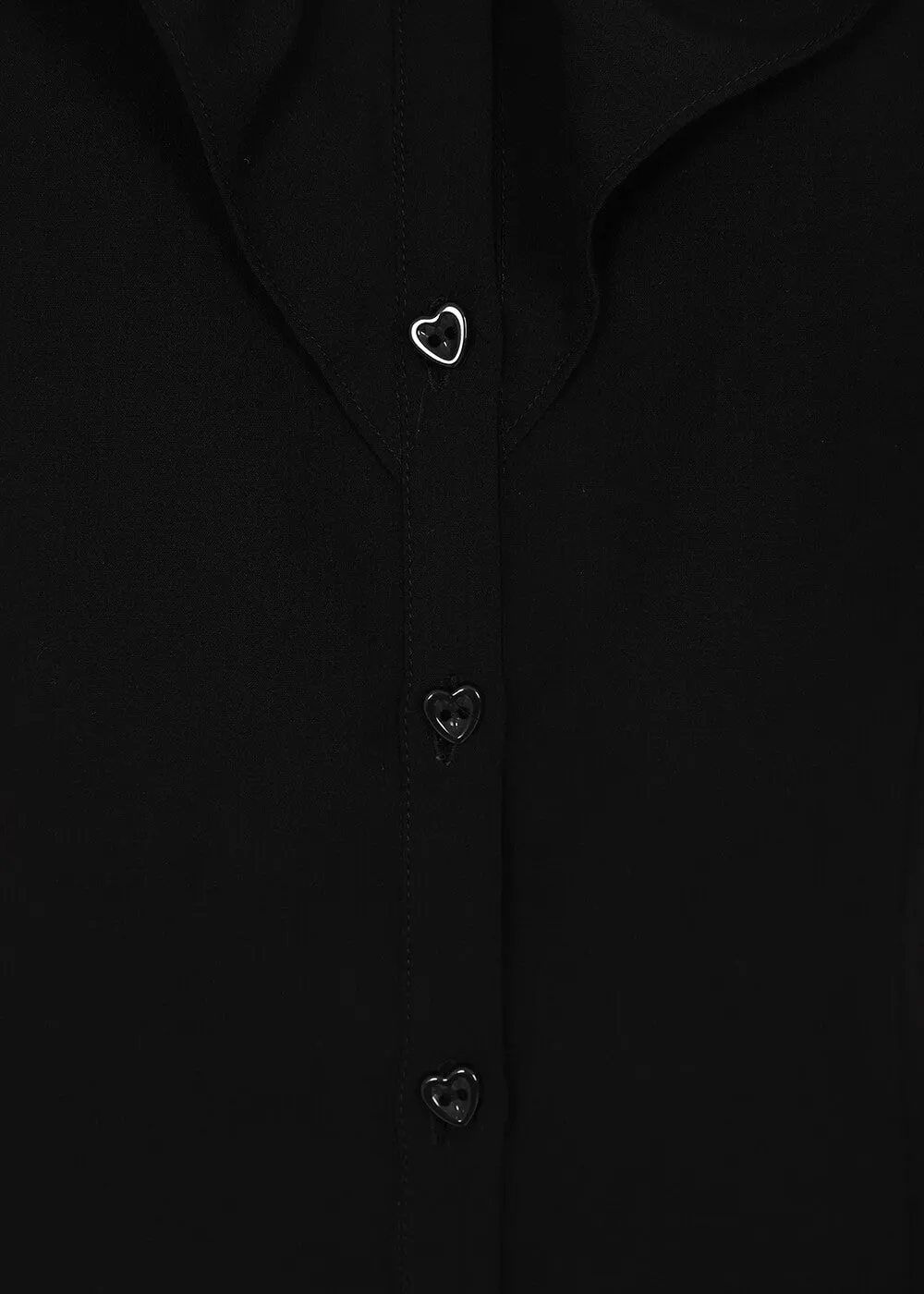 Banned Summer Sweetheart 40's Blouse Black
