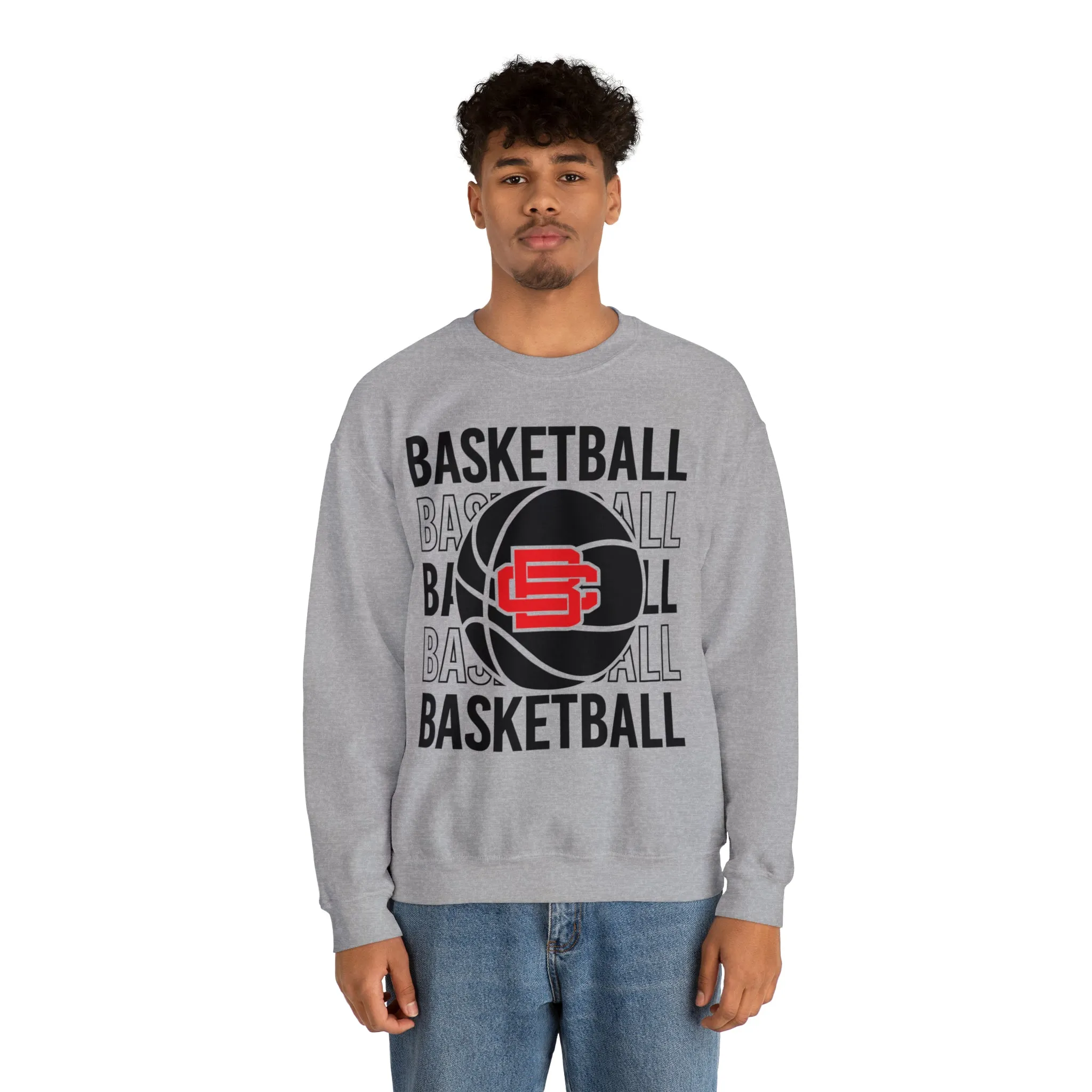 BC Braves Basketball Crewneck Sweatshirt