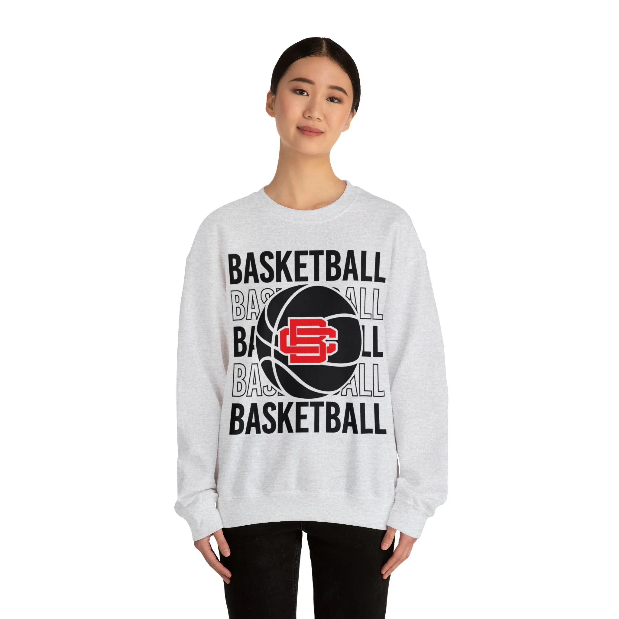 BC Braves Basketball Crewneck Sweatshirt