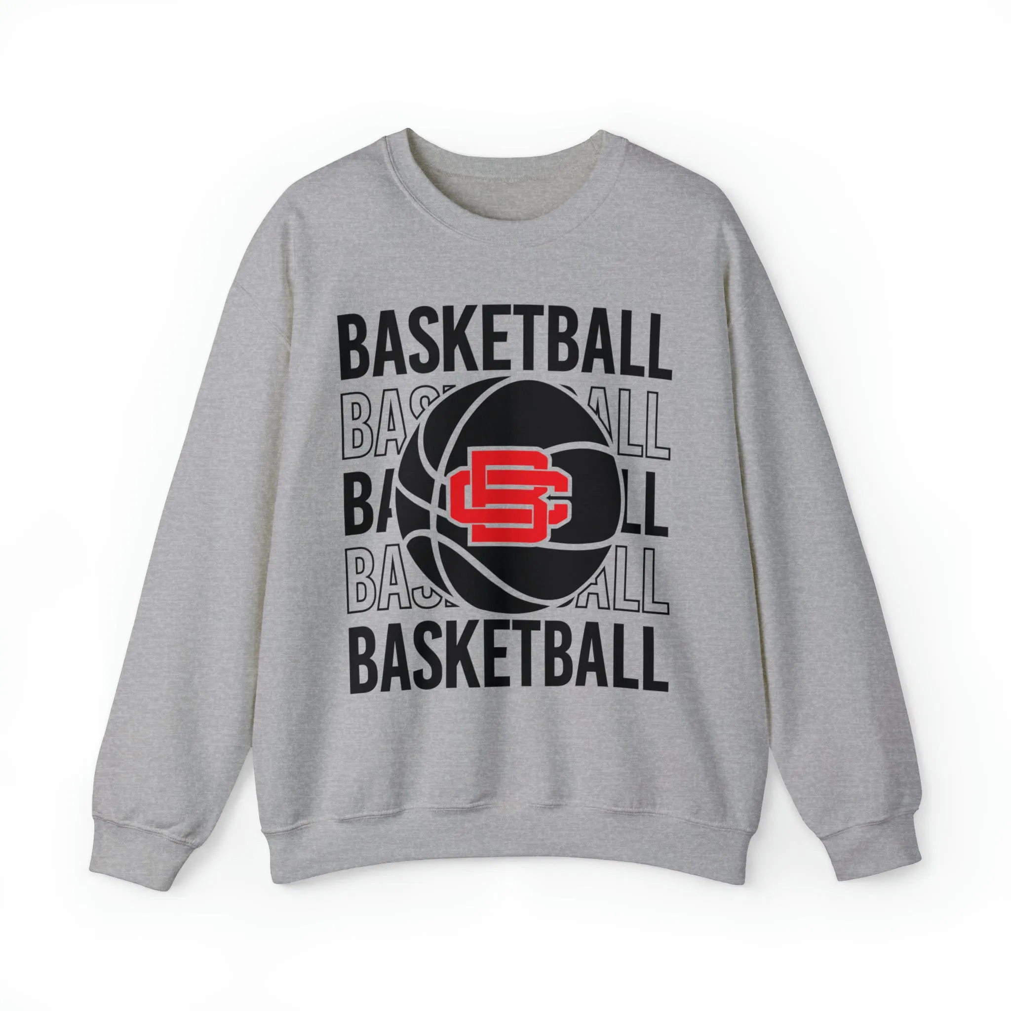 BC Braves Basketball Crewneck Sweatshirt