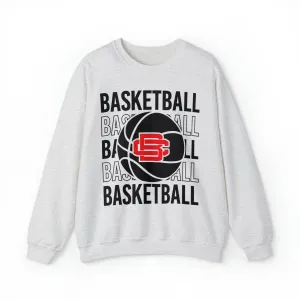 BC Braves Basketball Crewneck Sweatshirt