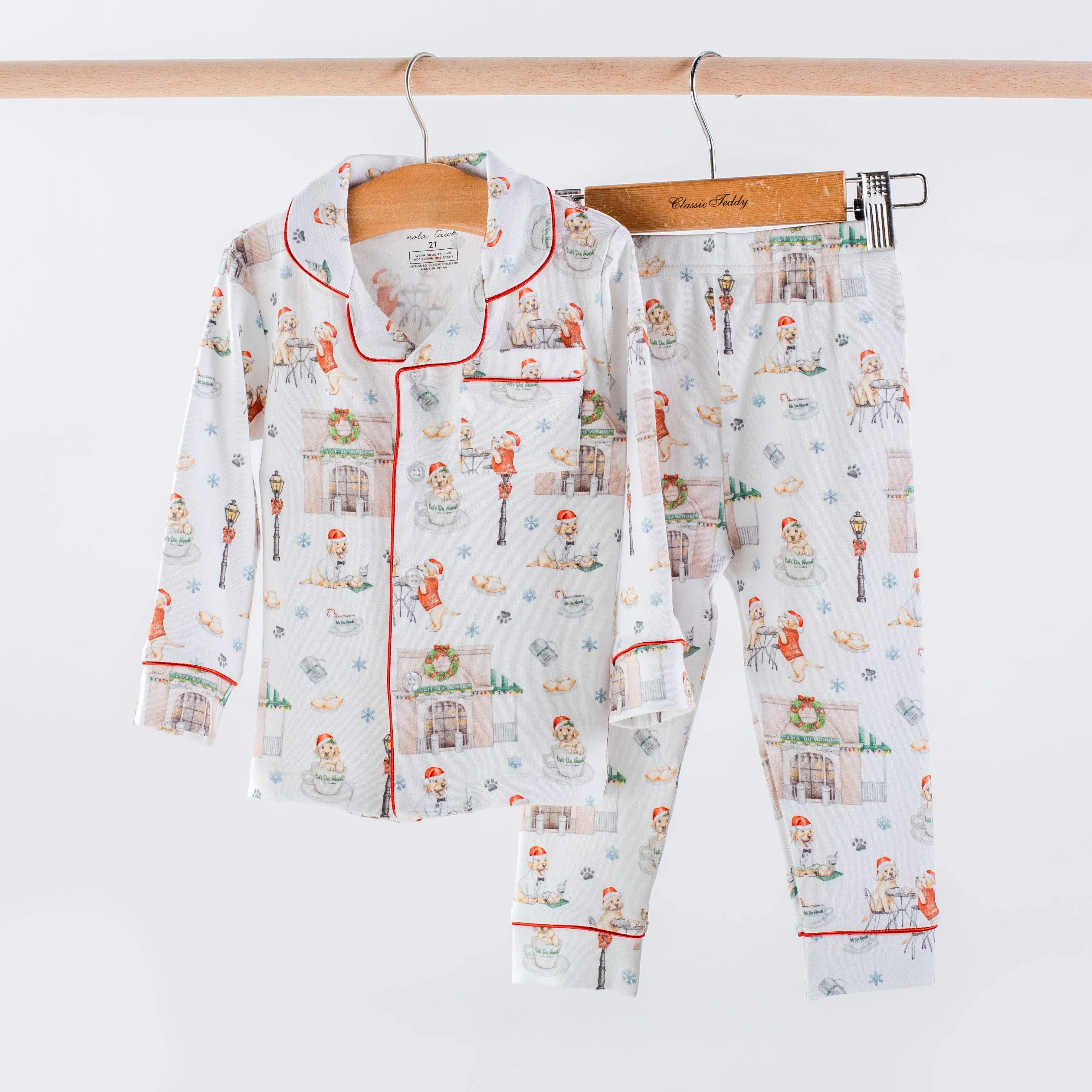 Beignet Holiday Cotton Pajama