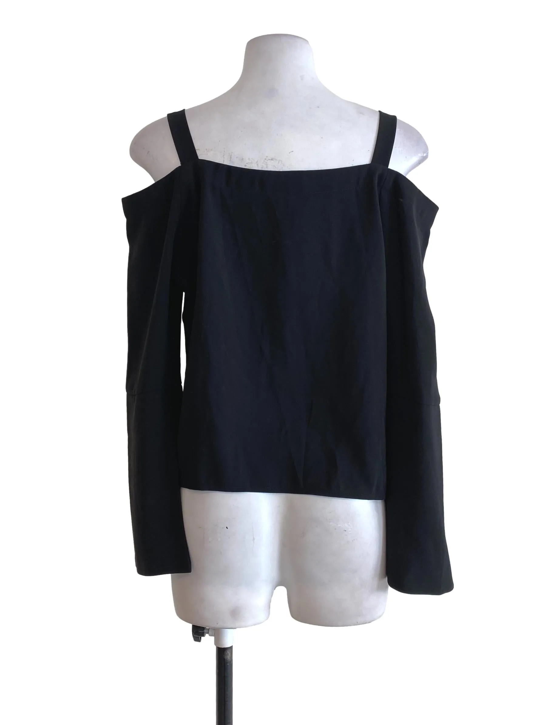 Black V Neck Blouse LB