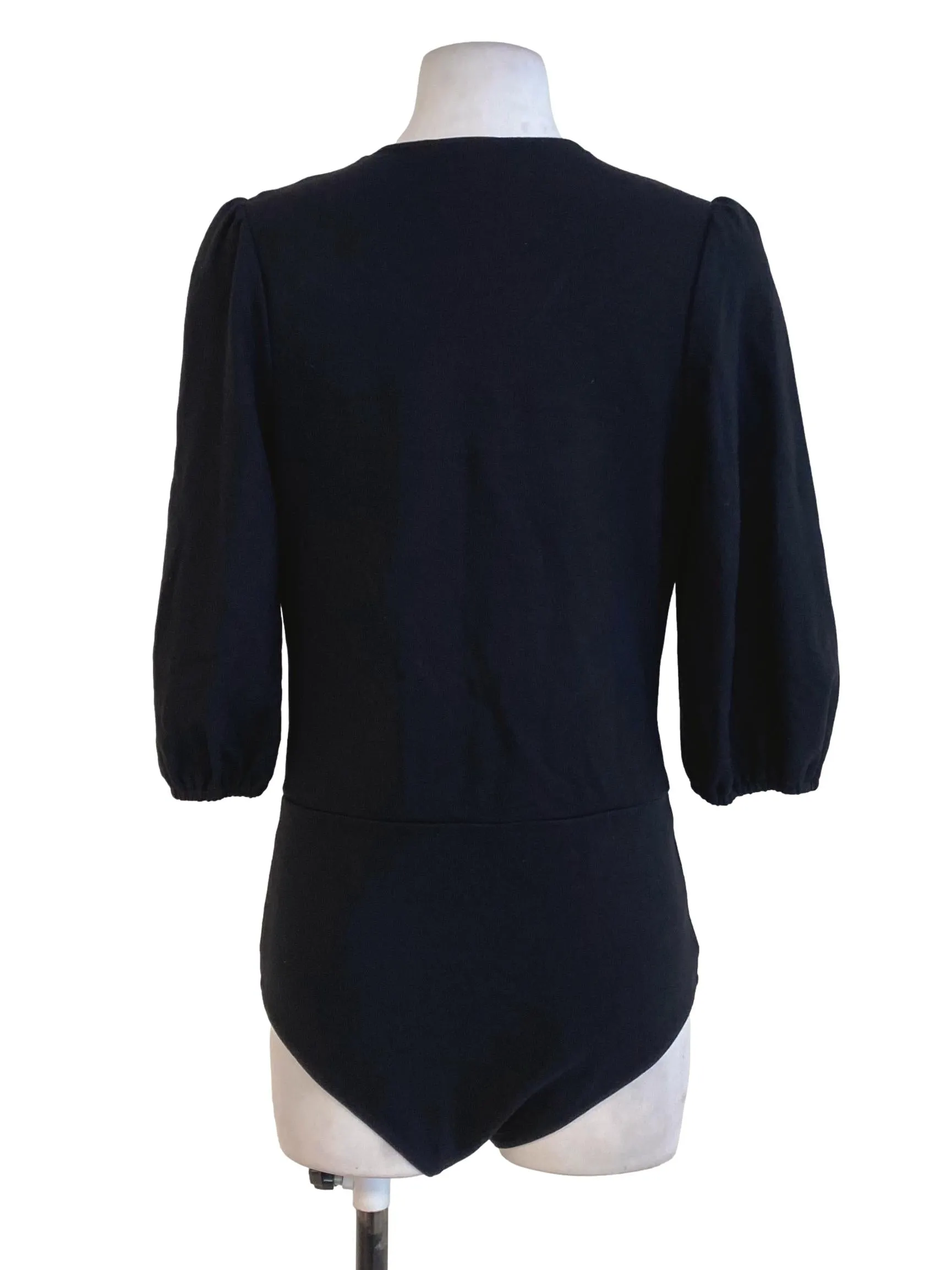 Black V Neck One Piece LB
