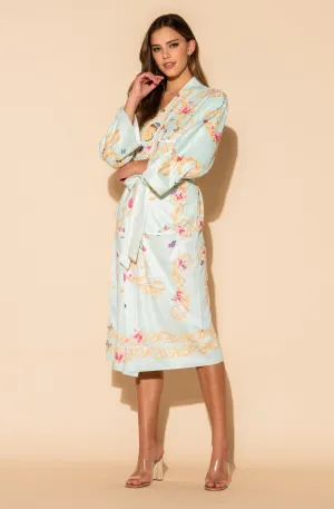 Blue Butterflies Kimono