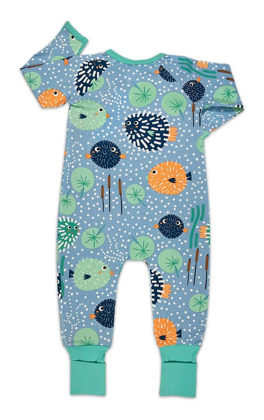 Blue Pufferfish PJs
