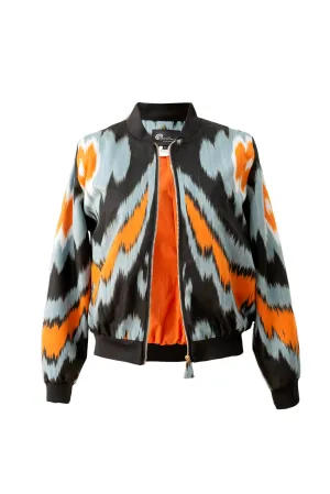 Bomber Cotton Ikat Jacket