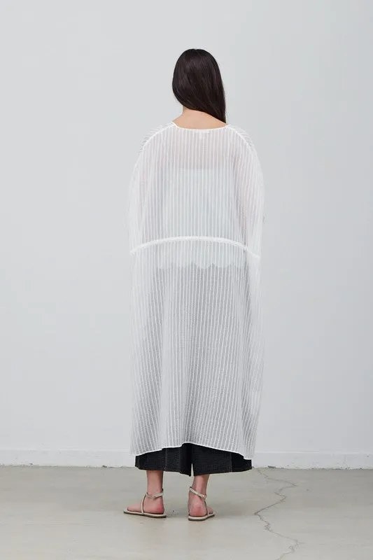 Breezy Stripe Kimono