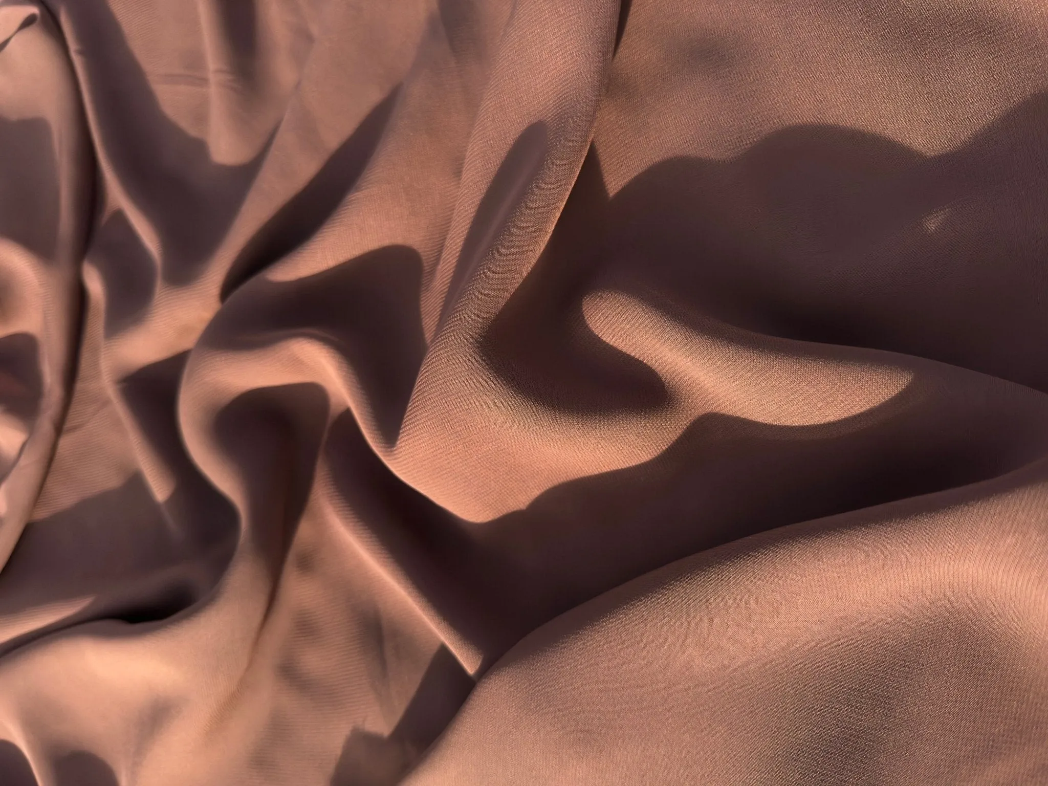 Brown Chiffon Fabric