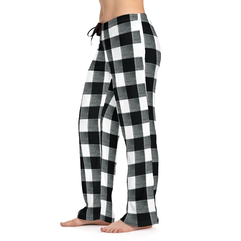 Buffalo Check Women's Jersey Knit Pajama Pants
