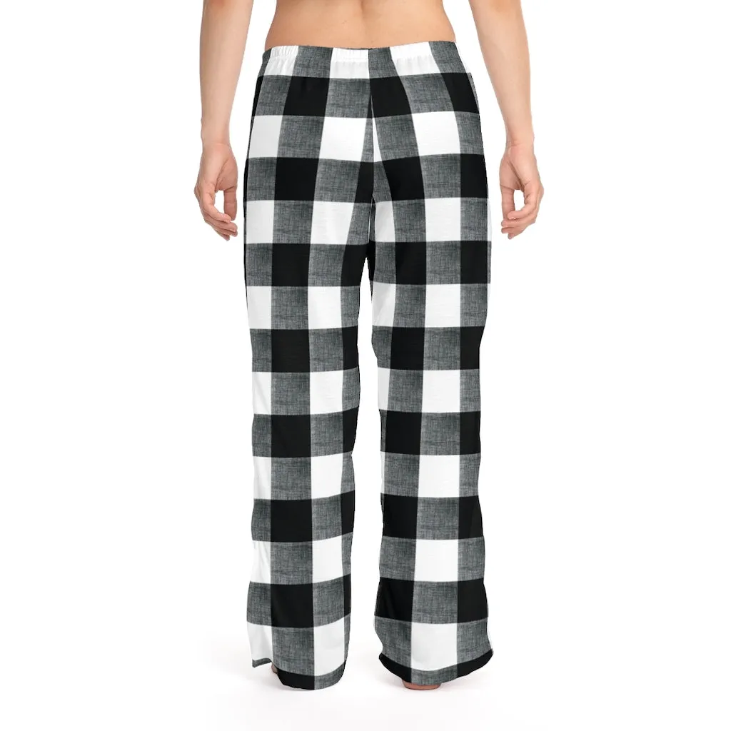 Buffalo Check Women's Jersey Knit Pajama Pants