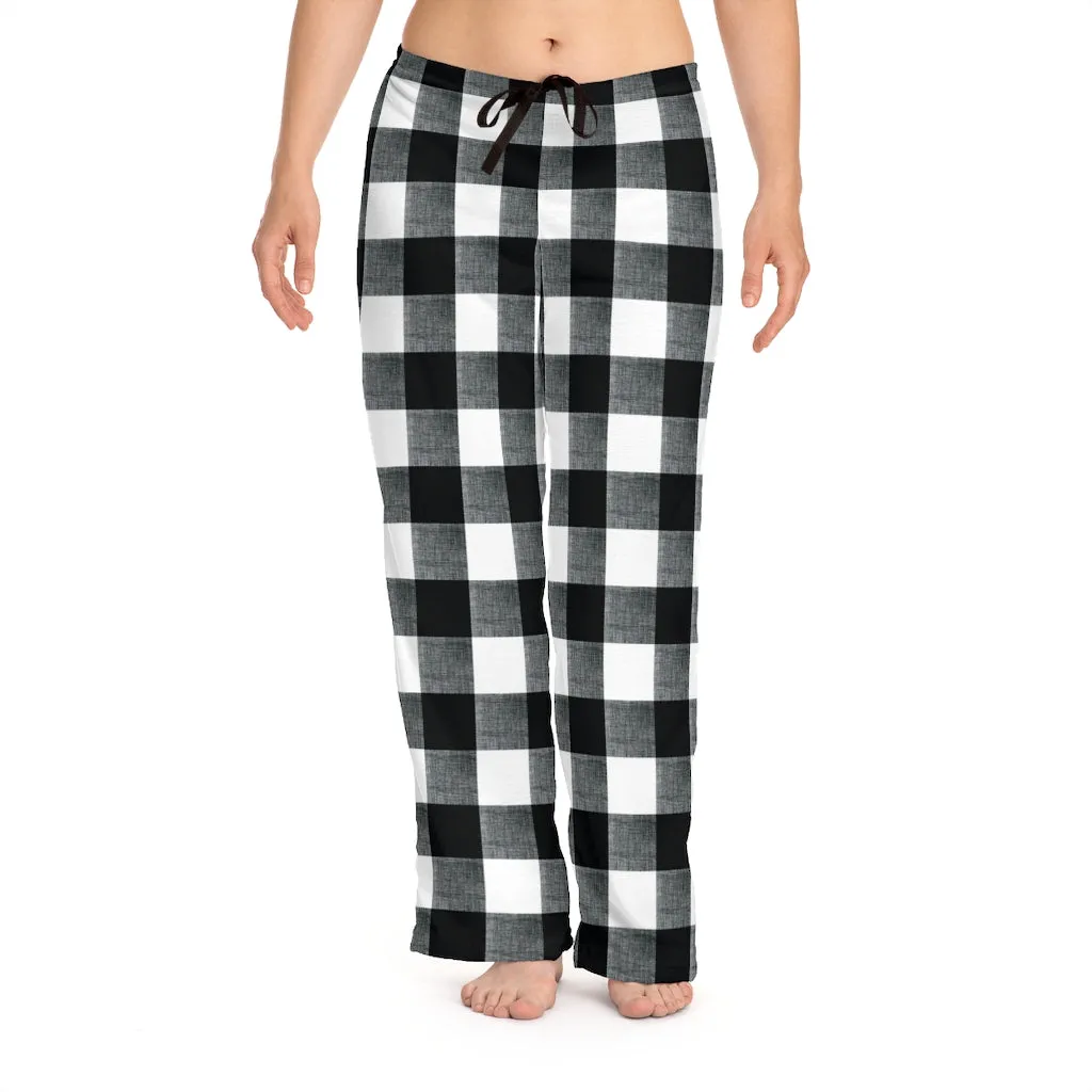 Buffalo Check Women's Jersey Knit Pajama Pants