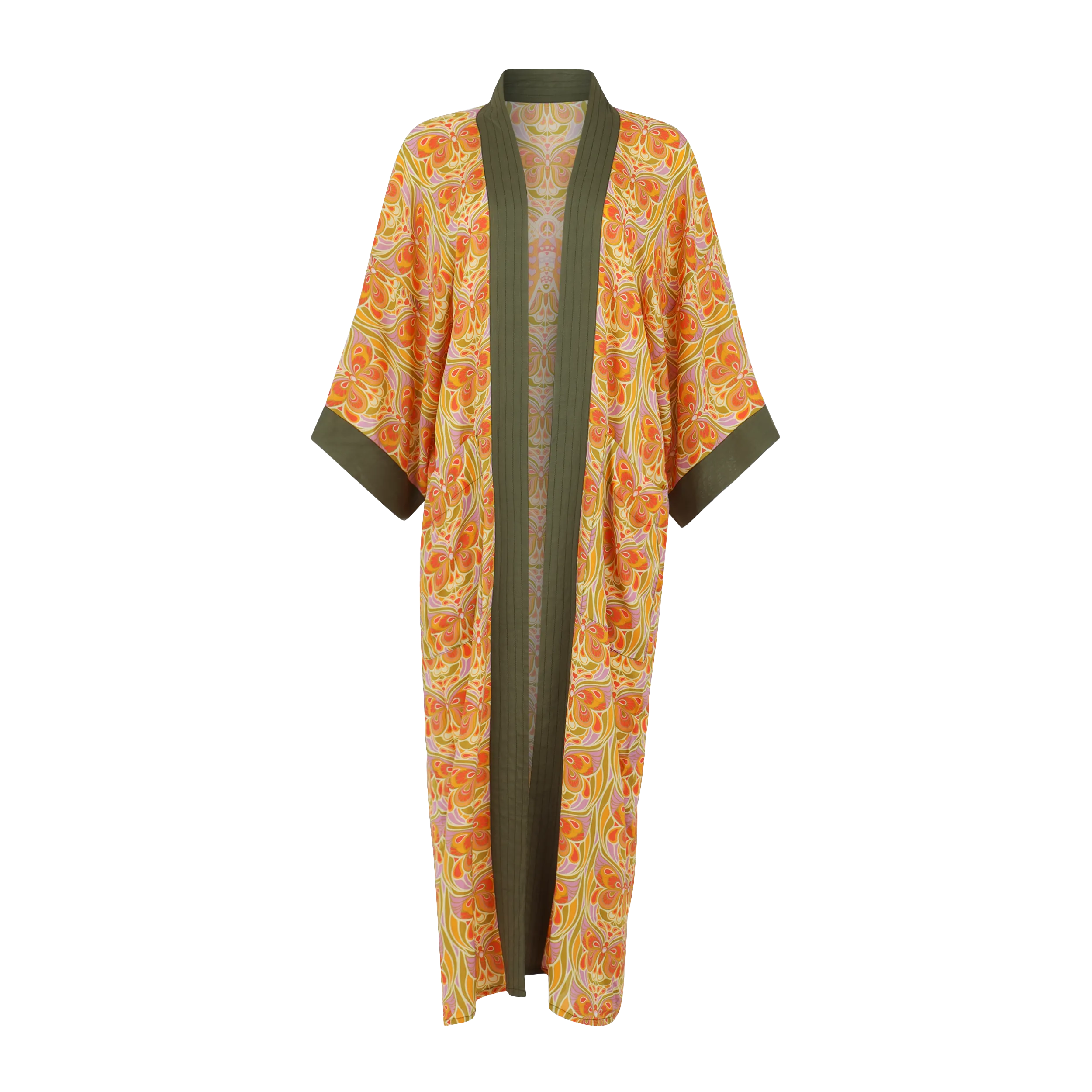 Butterfly Effect Citrus Duster Robe