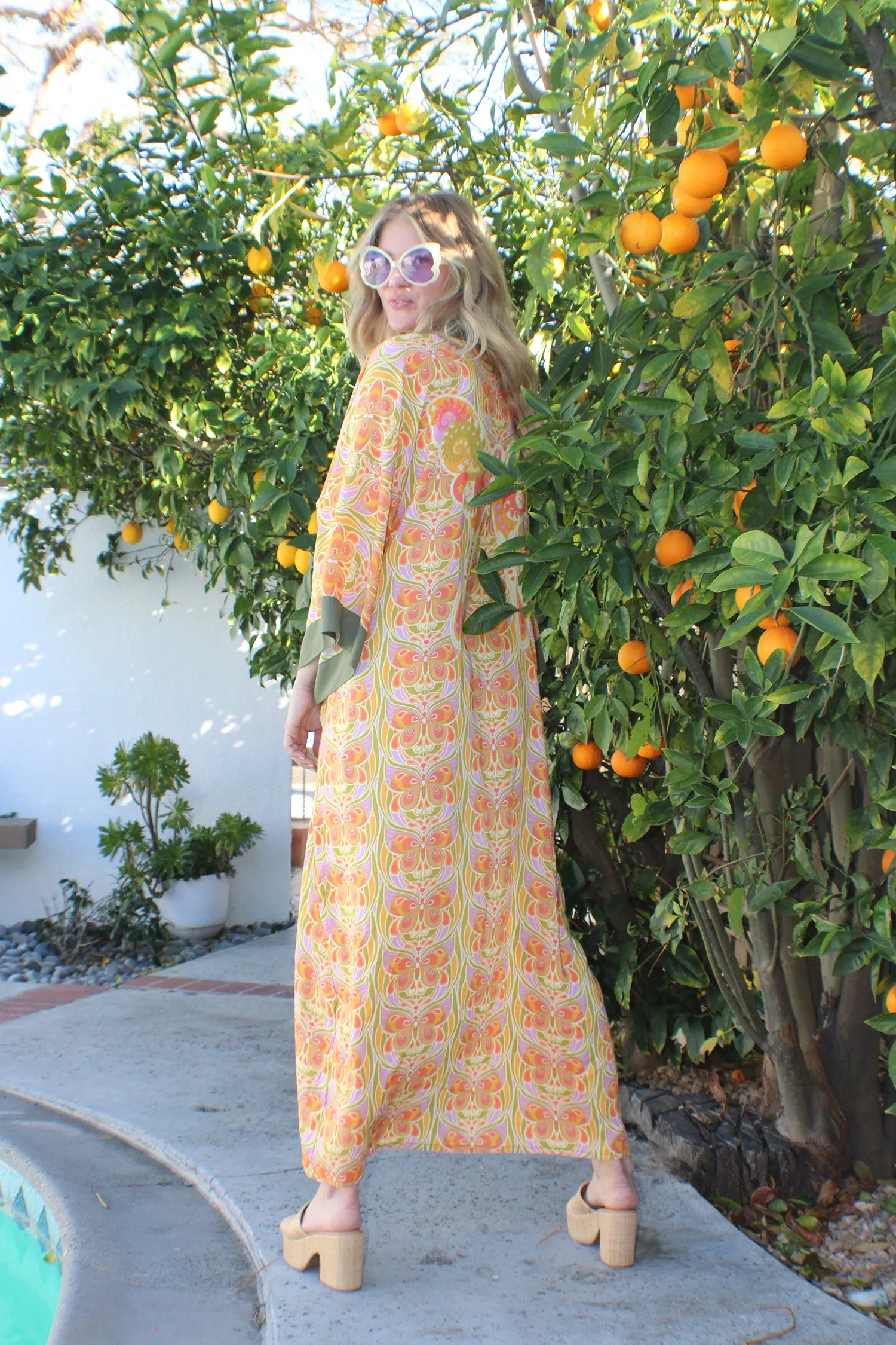 Butterfly Effect Citrus Duster Robe