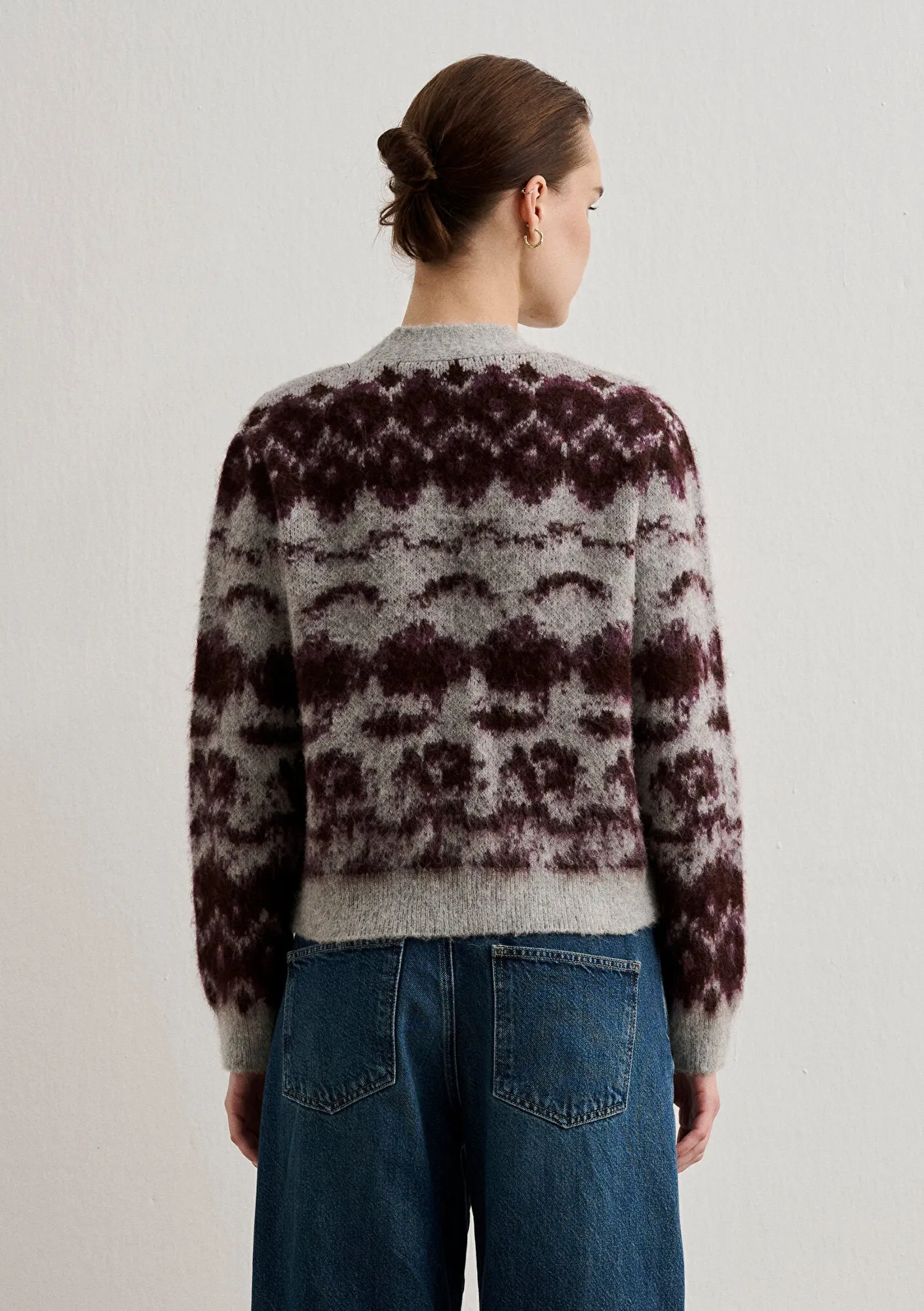 Buttoned Beige Hırka
