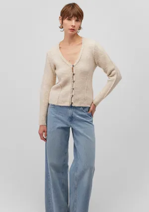 Buttoned Brown Hırka